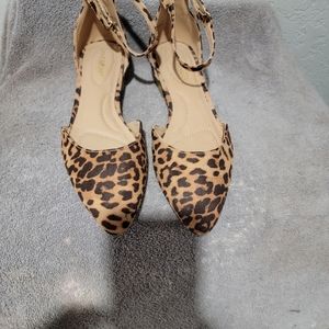 Sz 8 Leopard print sandals from Lane Bryant